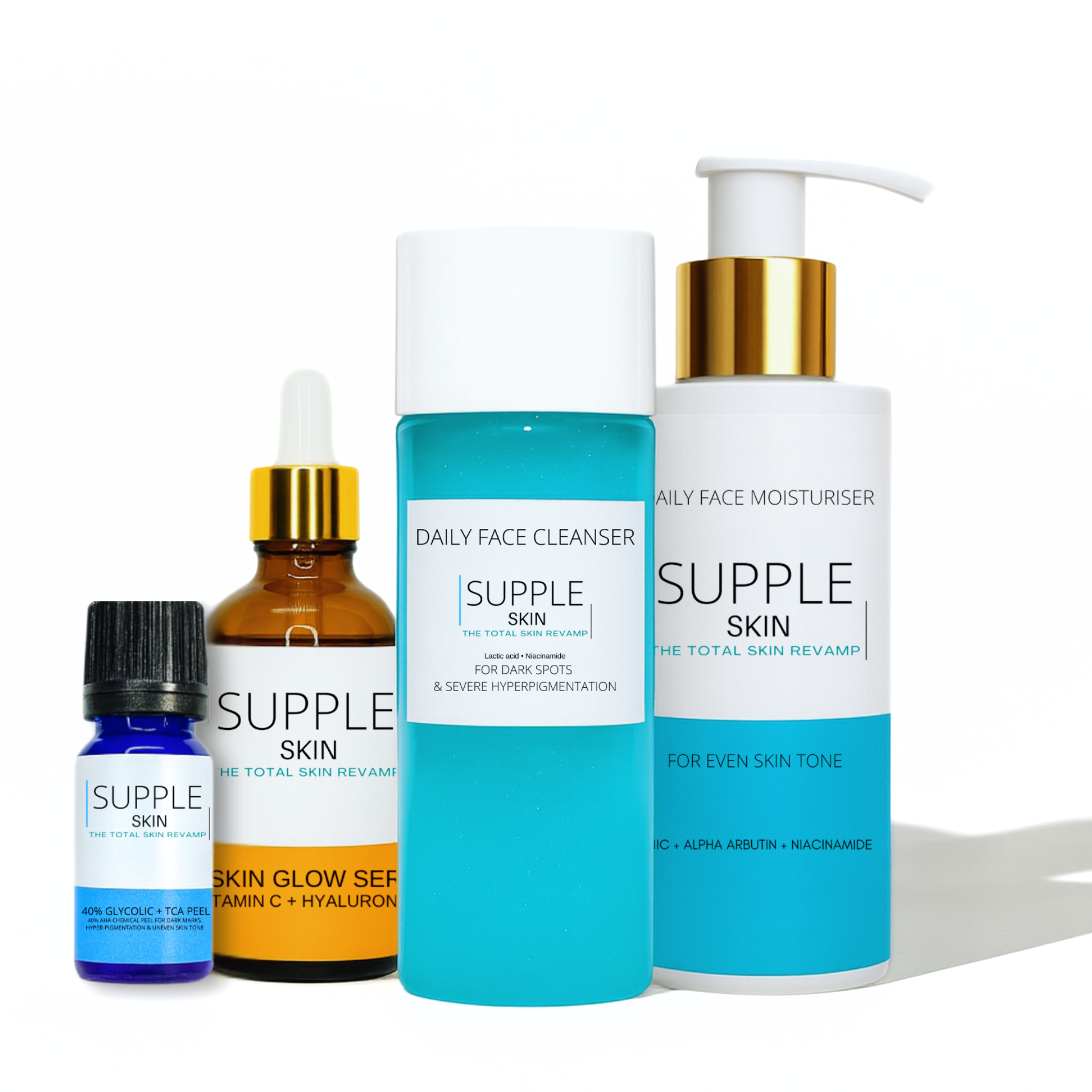 Full skin care routine products for darkspots & pigmentation